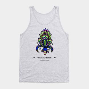 Mandala Choose Peace Tank Top